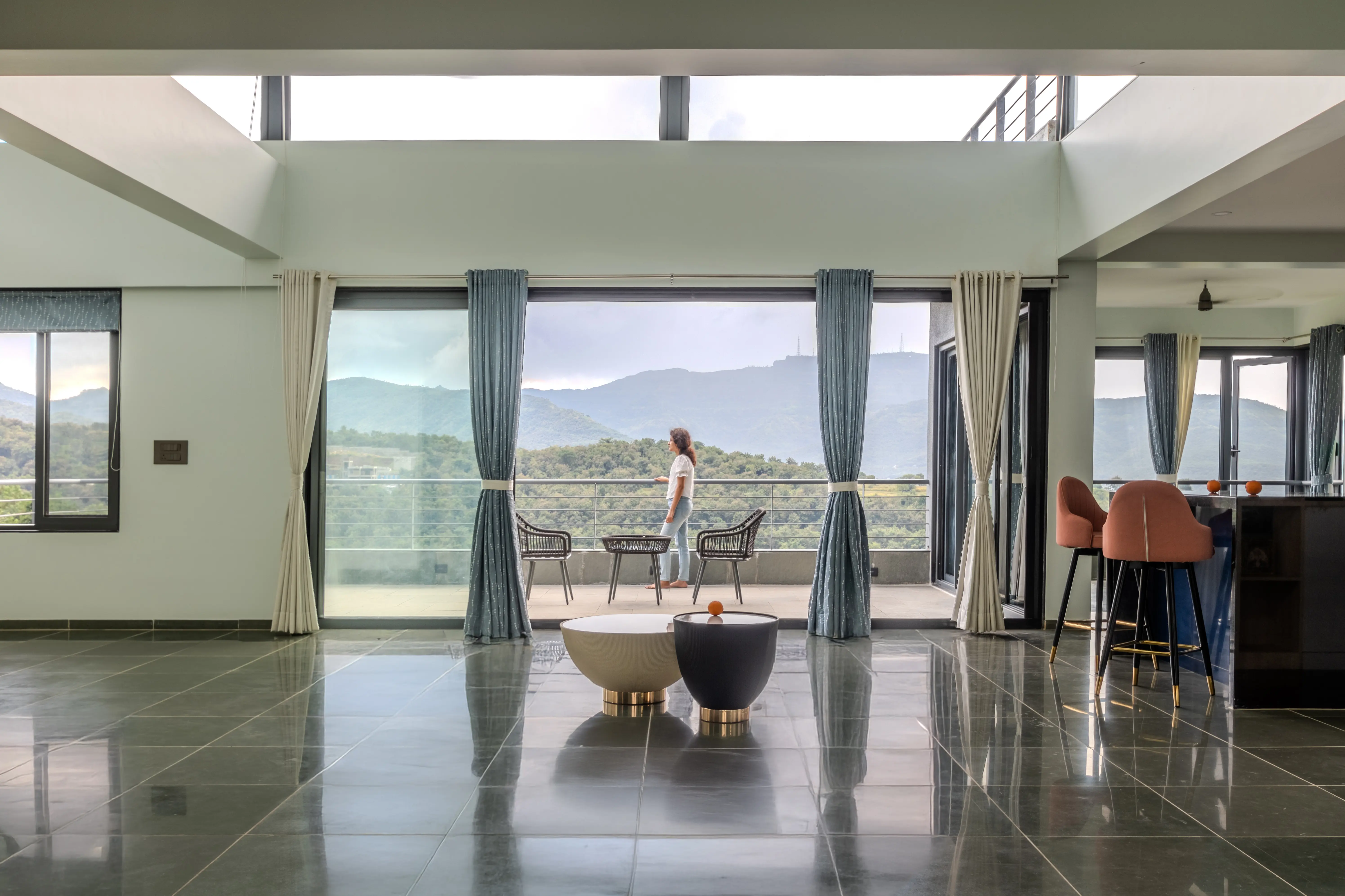 Premium interior design project by MAGIKSPACES, Pune — luxury living room